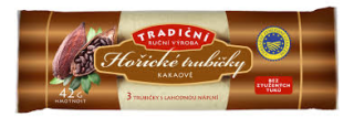Tradiční Hořické trubičky kakaové bez ztužených tuků 42 g